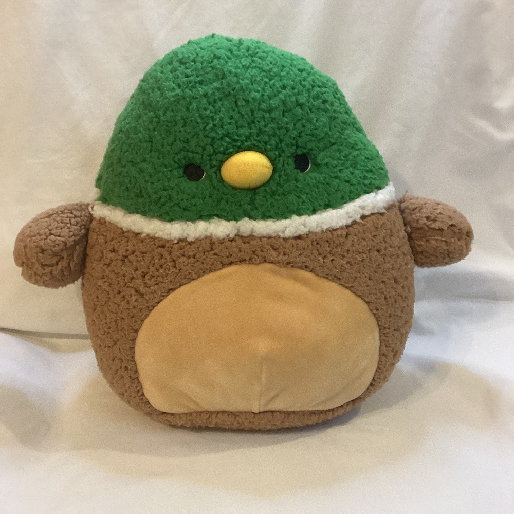 Squishmallow Avery the Mallard Duck, FuzzAMallows, 12in., stuffed animal, plush